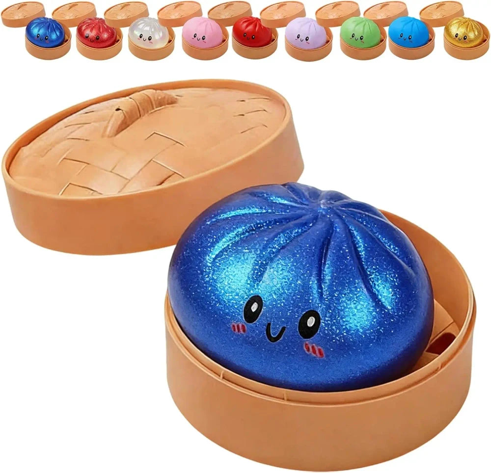 Glitter Dumpling Squishy Toy