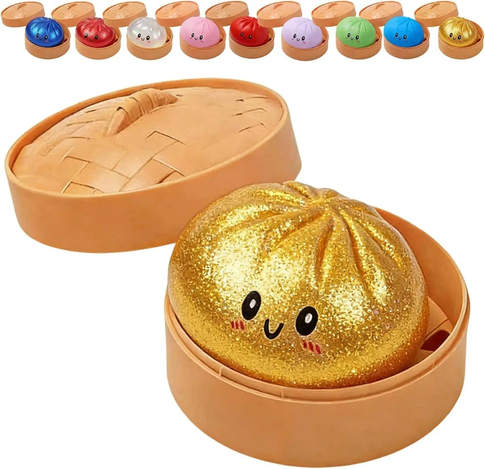 Glitter Dumpling Squishy Toy