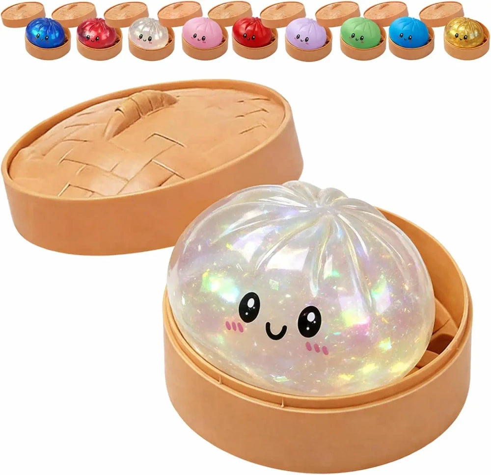 Glitter Dumpling Squishy Toy