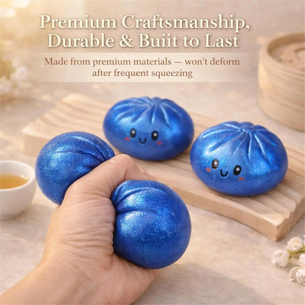 Glitter Dumpling Squishy Toy