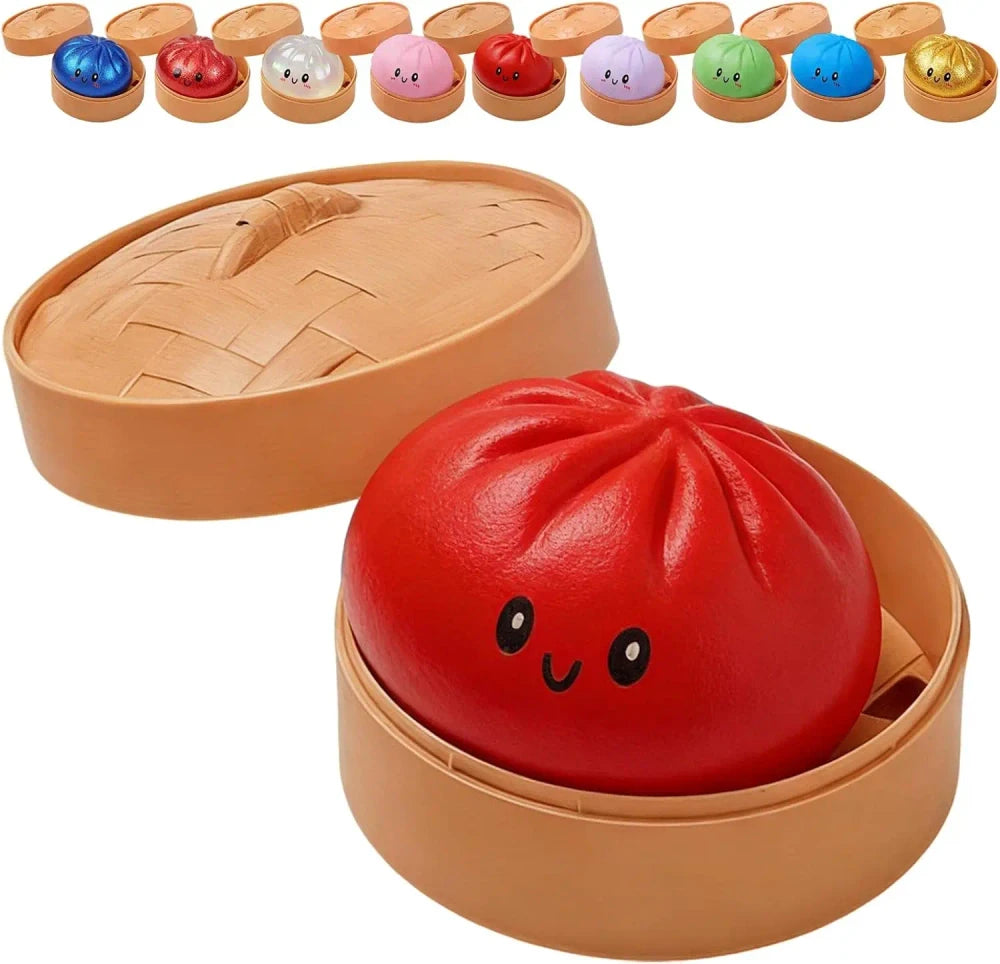 Glitter Dumpling Squishy Toy