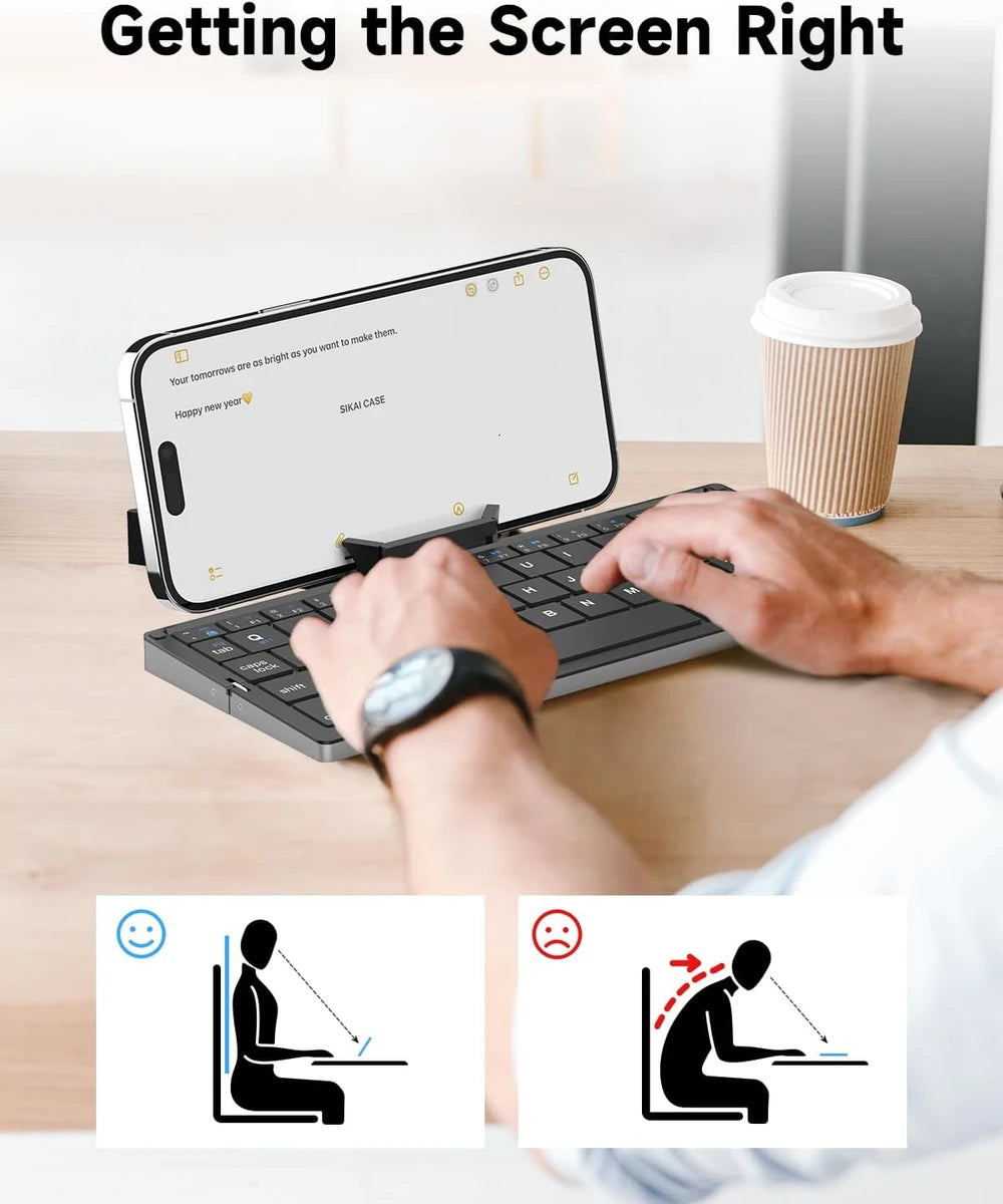 Foldable Bluetooth Keyboard